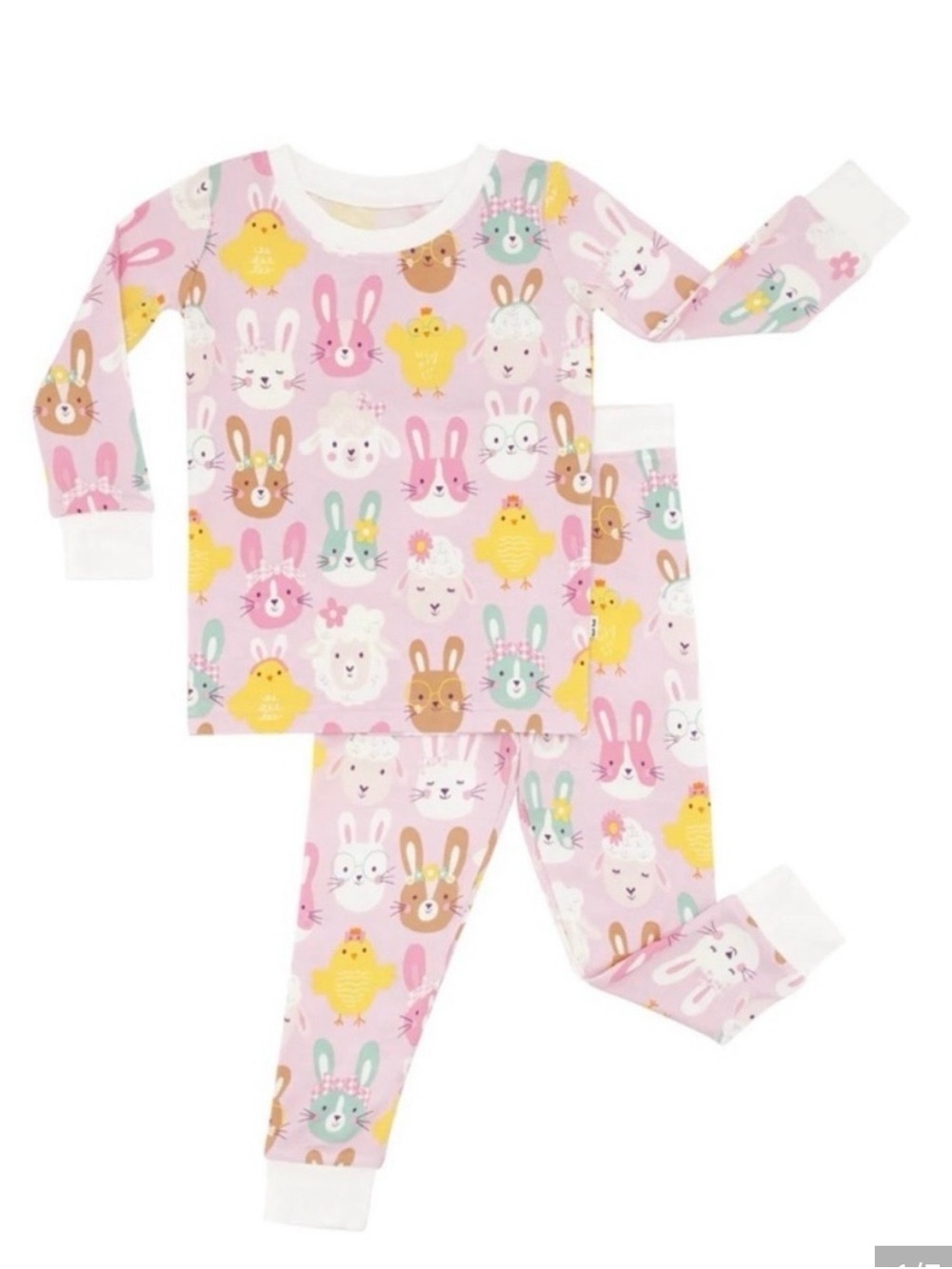 Little Sleepies Pastel Parade Pajama Set